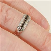 Anello Vidali Gioielli Donna in Oro bianco Zircone ANOR-39-34 - ANOR-39-34